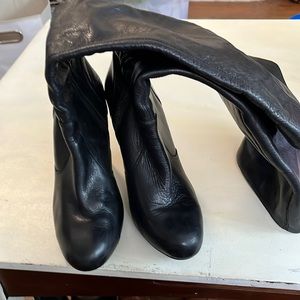 DKNYC leather boots size 9